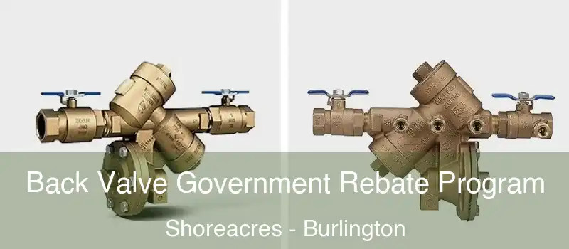  Back Valve Government Rebate Program Shoreacres - Burlington
