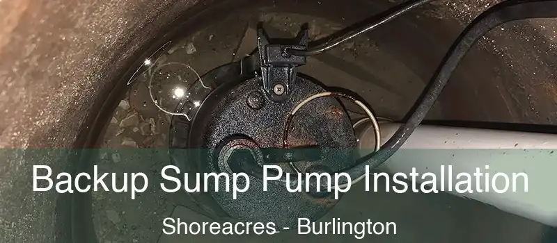  Backup Sump Pump Installation Shoreacres - Burlington