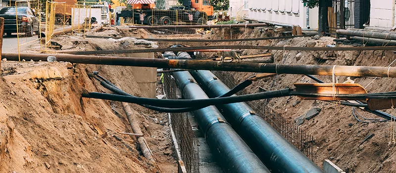 Underground Drainage Pipe Replacement in Shoreacres, Burlington