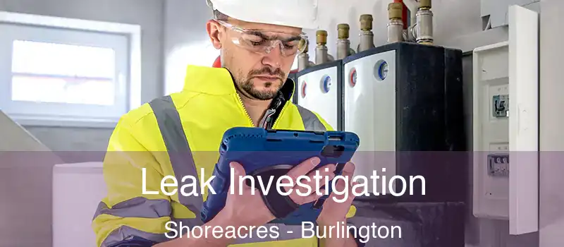  Leak Investigation Shoreacres - Burlington